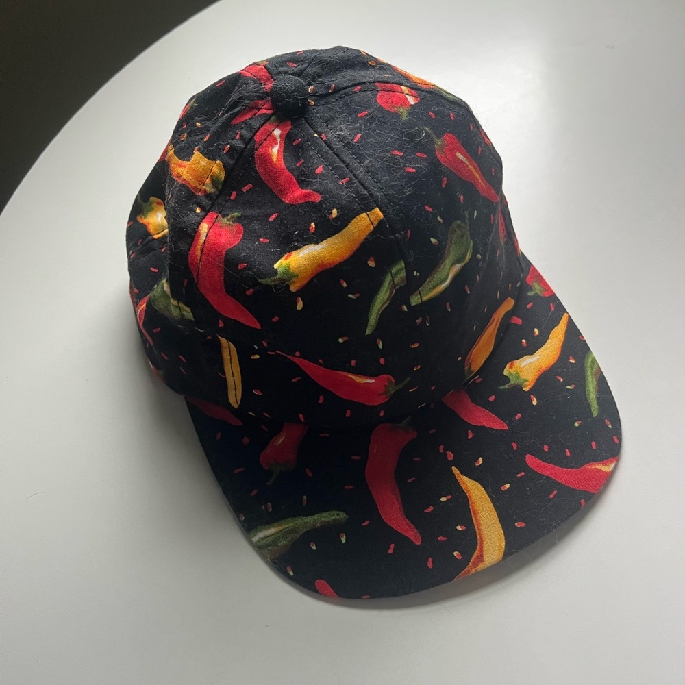 Marlin Tease hot peppers hat